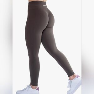 Aurola Yoga Chocolate Brown Leggings